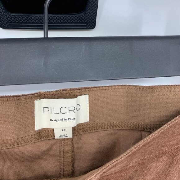 Anthropologie Pilcro and the Letterpress Pants Velvet Retro Flare Pull On - Picture 6 of 11